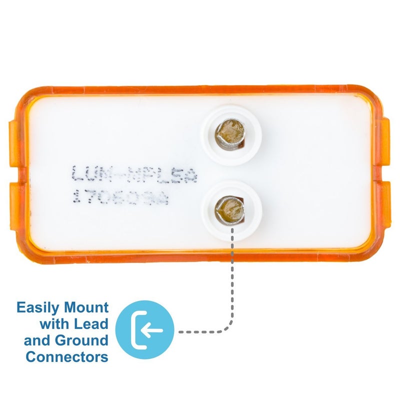 Lumitronics RV Mini Thin Line 37 Series Sealed LED Marker/Clearance Light (Amber) - Image 5
